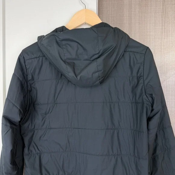 Fjallraven Black Keb Padded Hoodie Jacket Puffer Full Zip Size Small - Picture 10 of 14